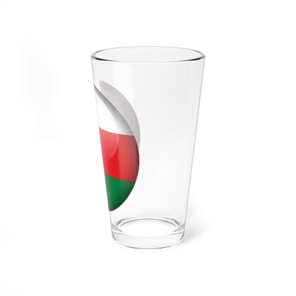 Flag orb Oman (Oman) Pint Glass 16oz - Go Mug Yourself