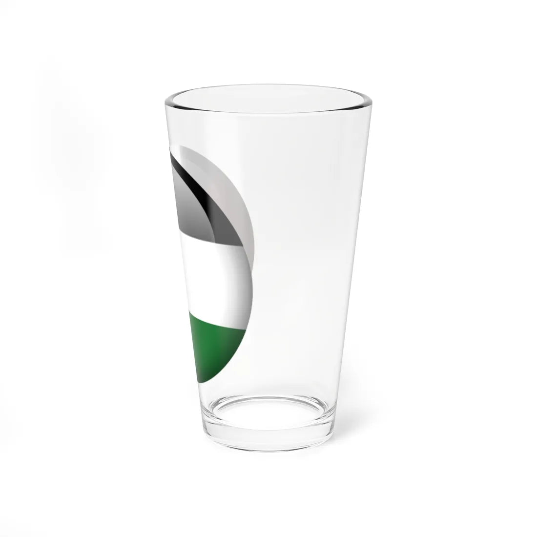 Flag orb Palestine (Palestine) Pint Glass 16oz - Go Mug Yourself