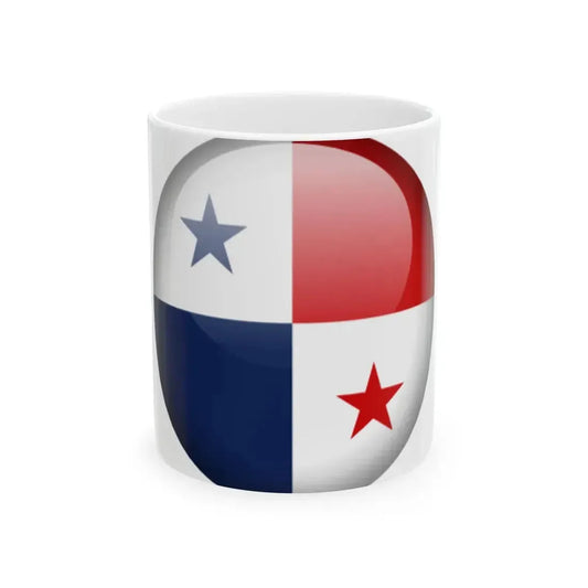 Flag orb Panama (Panama) White Coffee Mug 11oz - Go Mug Yourself