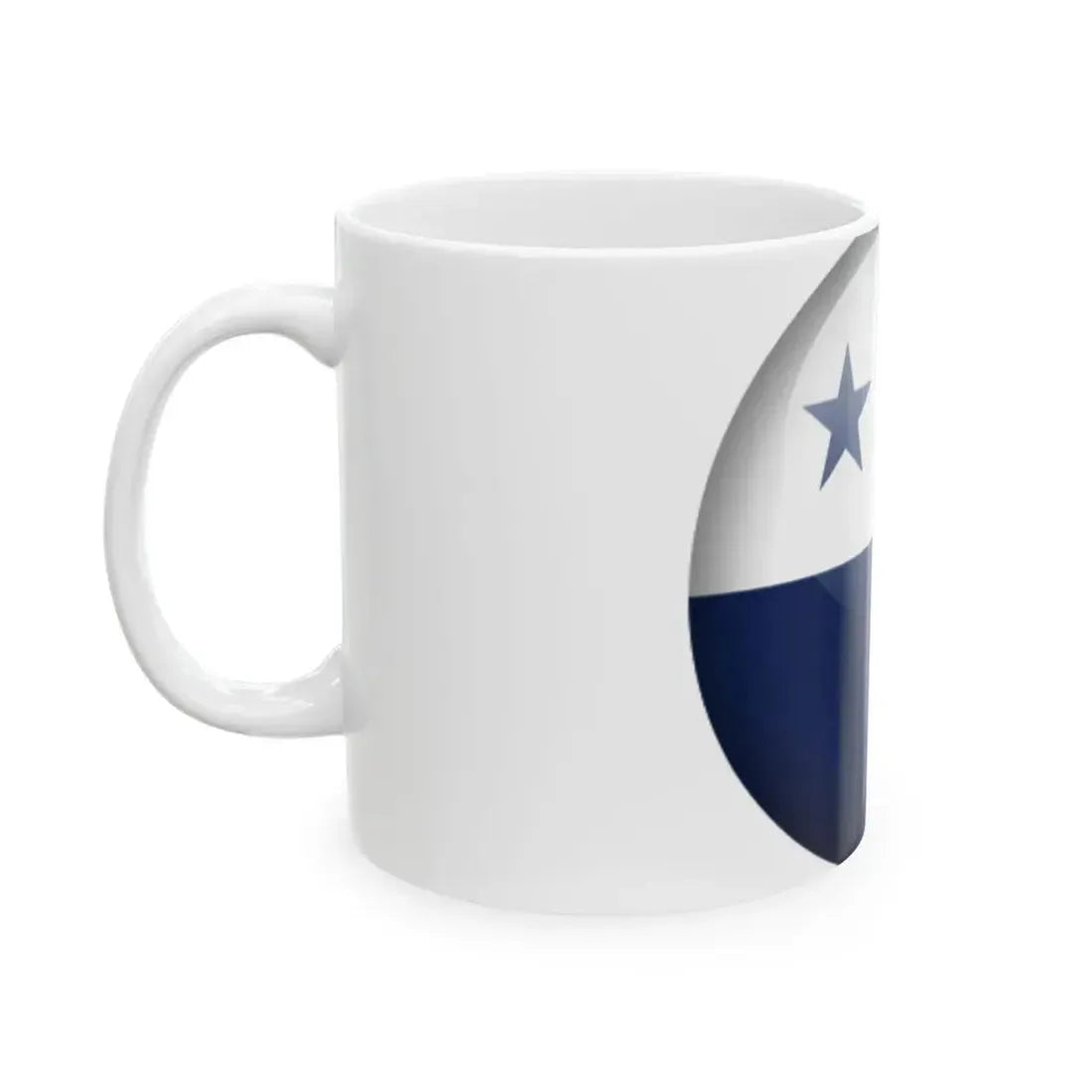 Flag orb Panama (Panama) White Coffee Mug - Go Mug Yourself