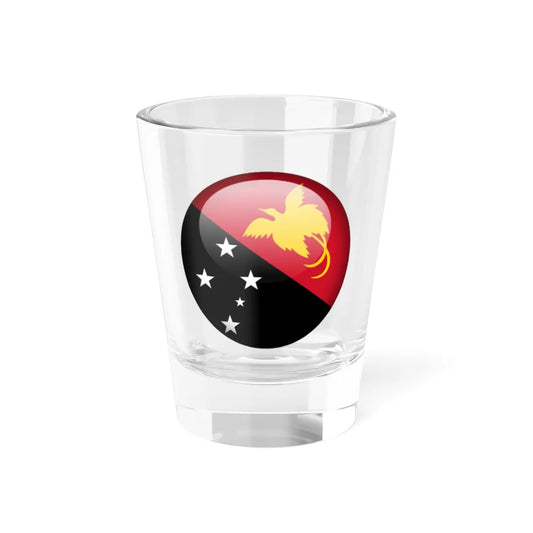 Flag orb Papua New Guinea (Guinea) Shot Glass 1.5oz 1.5oz - Go Mug Yourself