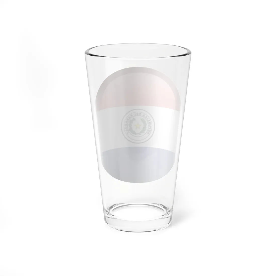 Flag orb Paraguay (Paraguay) Pint Glass 16oz - Go Mug Yourself