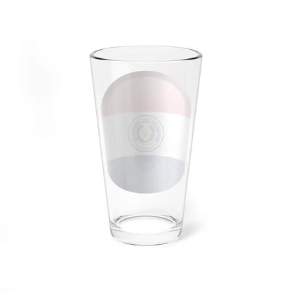 Flag orb Paraguay (Paraguay) Pint Glass 16oz - Go Mug Yourself