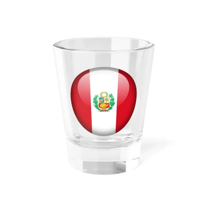 Flag orb Peru (Peru) Shot Glass 1.5oz 1.5oz - Go Mug Yourself