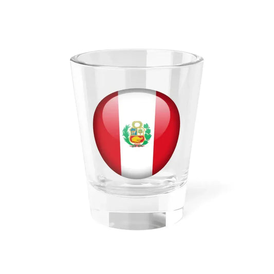 Flag orb Peru (Peru) Shot Glass 1.5oz 1.5oz - Go Mug Yourself