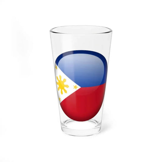 Flag orb Philippines (Philippines) Pint Glass 16oz 16oz - Go Mug Yourself