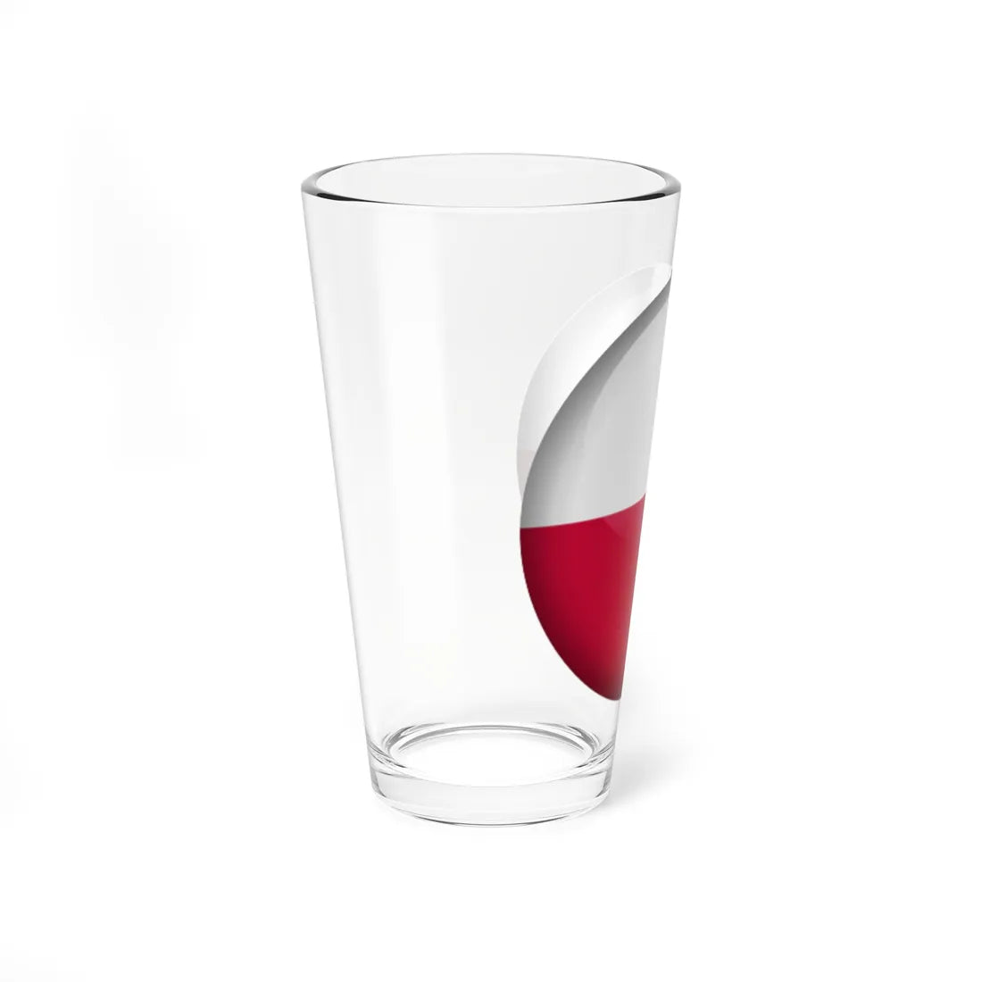 Flag orb Poland (Poland) Pint Glass 16oz - Go Mug Yourself