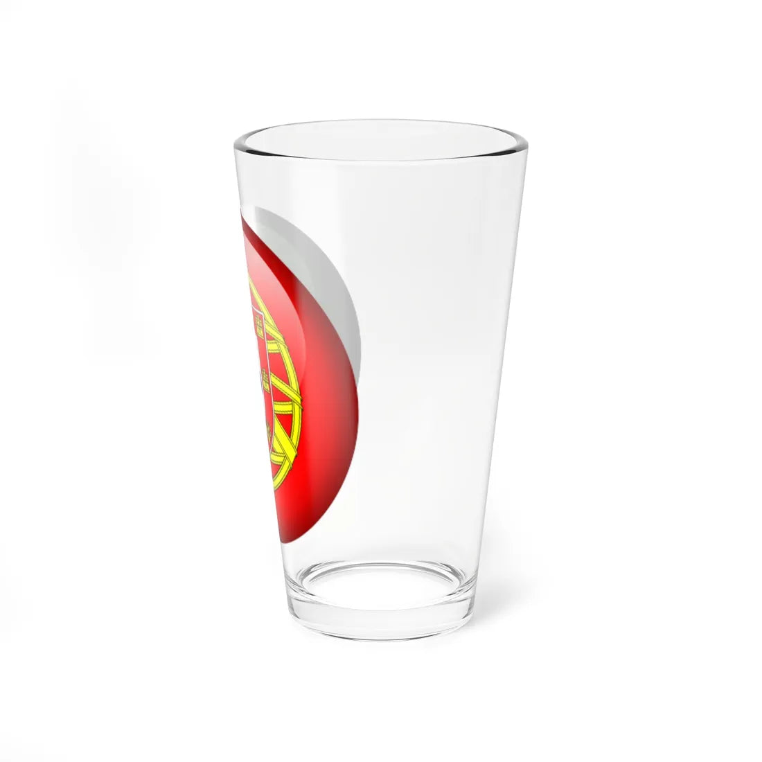 Flag orb Portugal (Portugal) Pint Glass 16oz - Go Mug Yourself