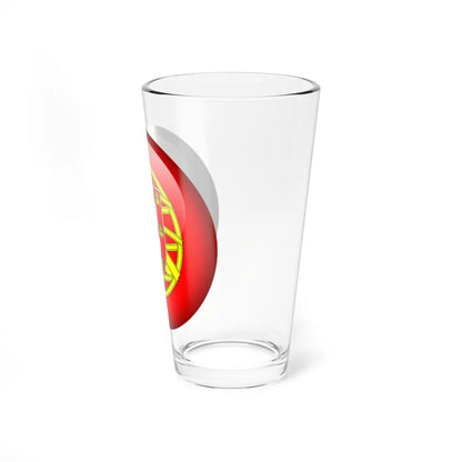 Flag orb Portugal (Portugal) Pint Glass 16oz - Go Mug Yourself