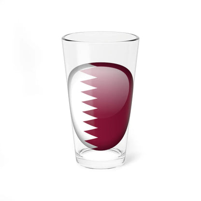 Flag orb Qatar (Qatar) Pint Glass 16oz 16oz - Go Mug Yourself