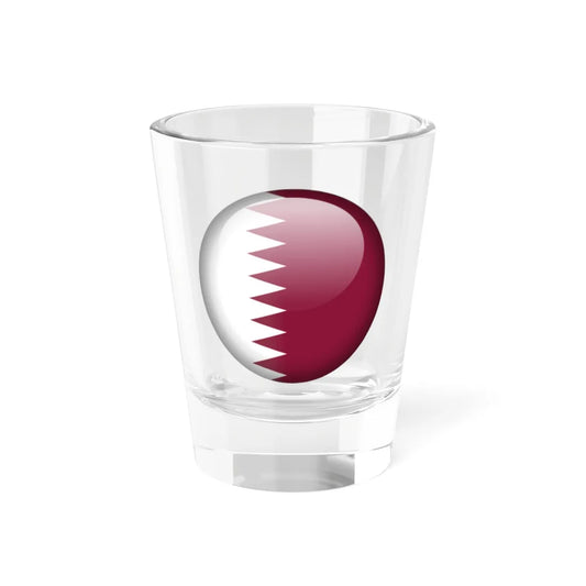 Flag orb Qatar (Qatar) Shot Glass 1.5oz 1.5oz - Go Mug Yourself