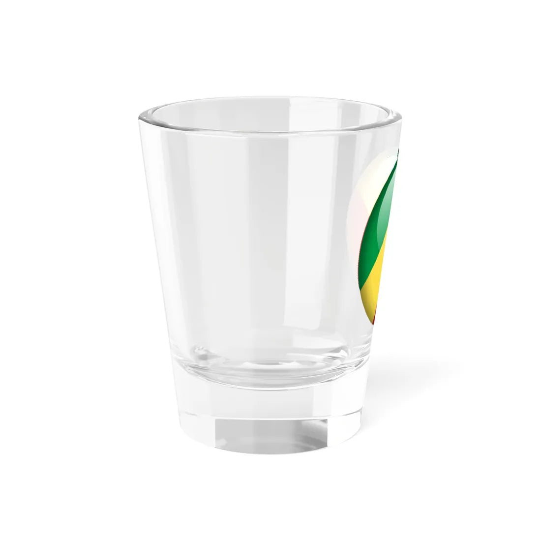Flag orb Republic of the Congo (Congo) Shot Glass 1.5oz - Go Mug Yourself