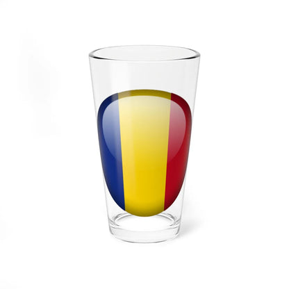 Flag orb Romania (Oman) Pint Glass 16oz 16oz - Go Mug Yourself