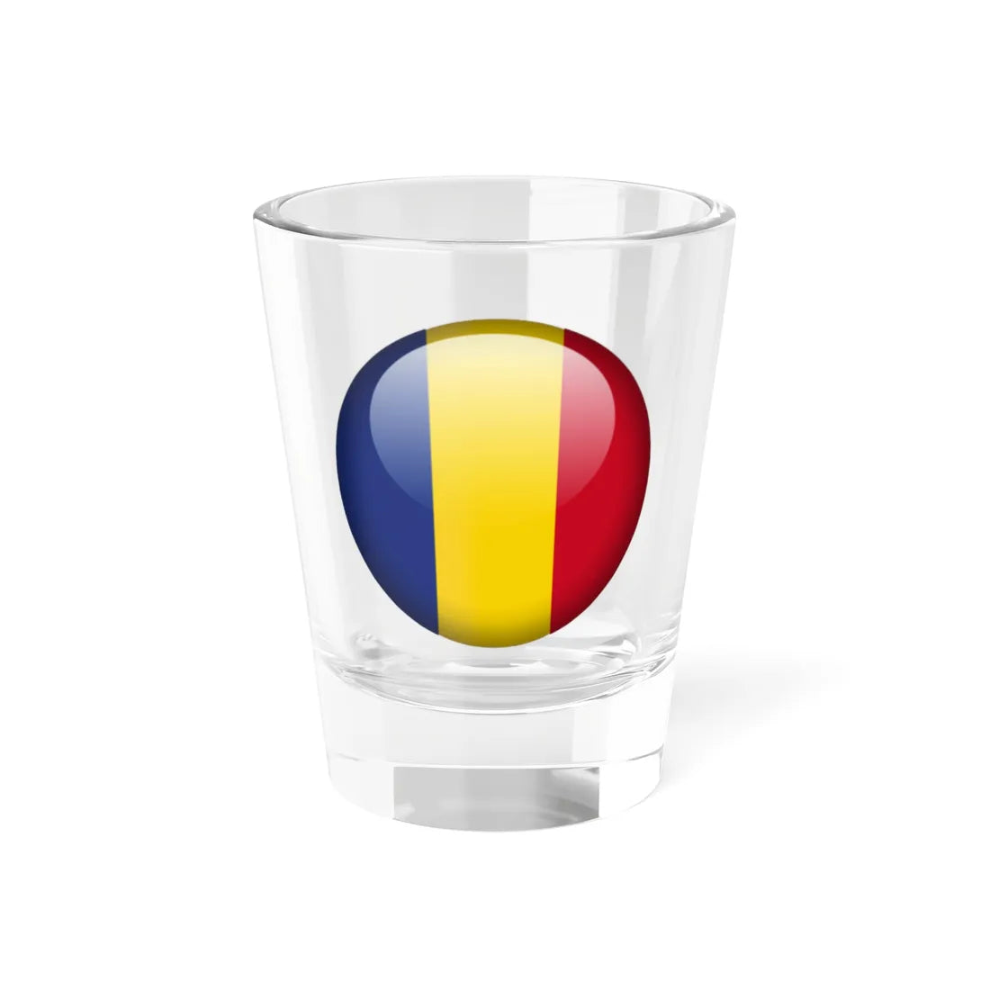 Flag orb Romania (Oman) Shot Glass 1.5oz 1.5oz - Go Mug Yourself