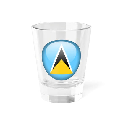 Flag orb Saint Lucia (Saint Lucia) Shot Glass 1.5oz 1.5oz - Go Mug Yourself