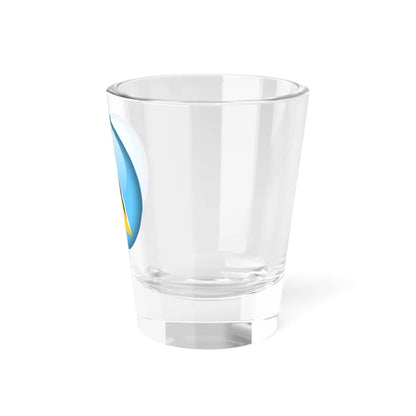 Flag orb Saint Lucia (Saint Lucia) Shot Glass 1.5oz - Go Mug Yourself