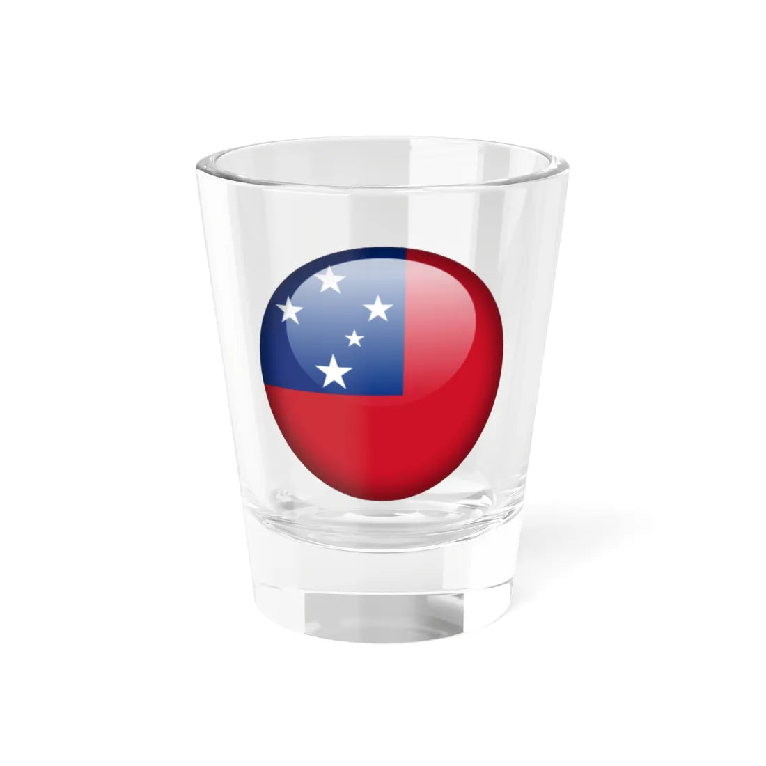Flag orb Samoa (Samoa) Shot Glass 1.5oz 1.5oz - Go Mug Yourself