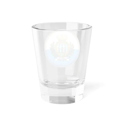 Flag orb San Marino (San Marino) Shot Glass 1.5oz - Go Mug Yourself