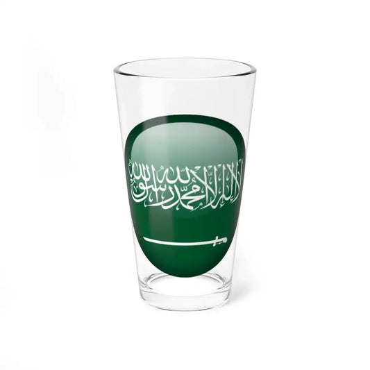 Flag orb Saudi Arabia (Saudi Arabia) Pint Glass 16oz 16oz - Go Mug Yourself
