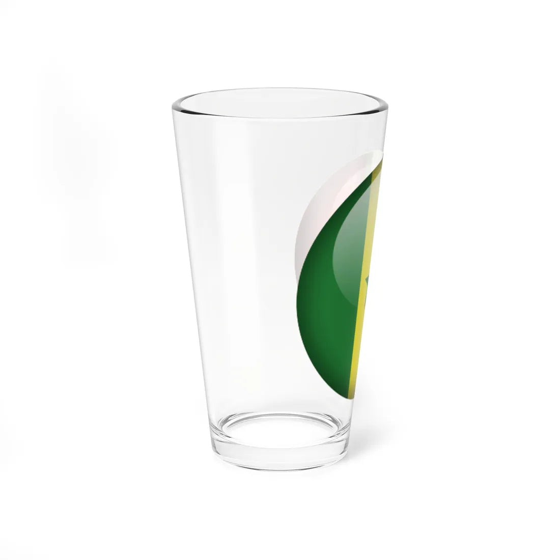 Flag orb Senegal (Senegal) Pint Glass 16oz - Go Mug Yourself