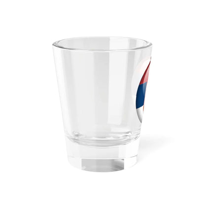 Flag orb Serbia (Serbia) Shot Glass 1.5oz - Go Mug Yourself