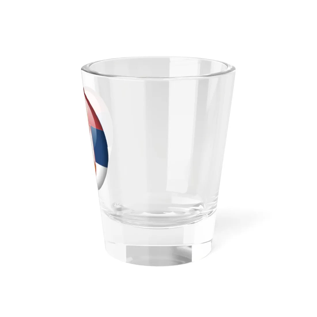Flag orb Serbia (Serbia) Shot Glass 1.5oz - Go Mug Yourself