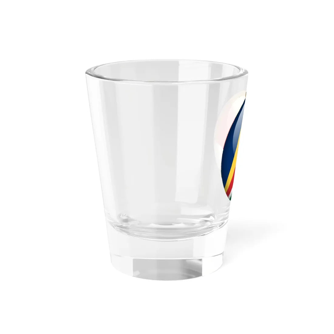 Flag orb Seychelles (Seychelles) Shot Glass 1.5oz - Go Mug Yourself