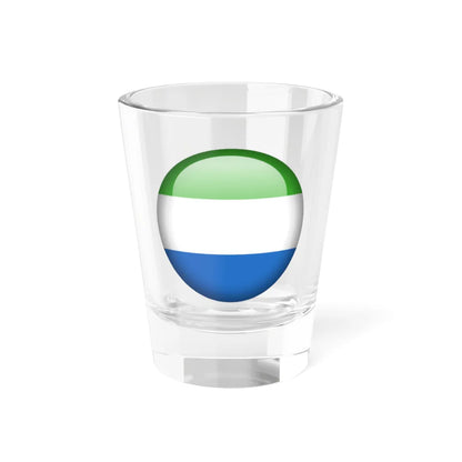 Flag orb Sierra Leone (Sierra Leone) Shot Glass 1.5oz 1.5oz - Go Mug Yourself