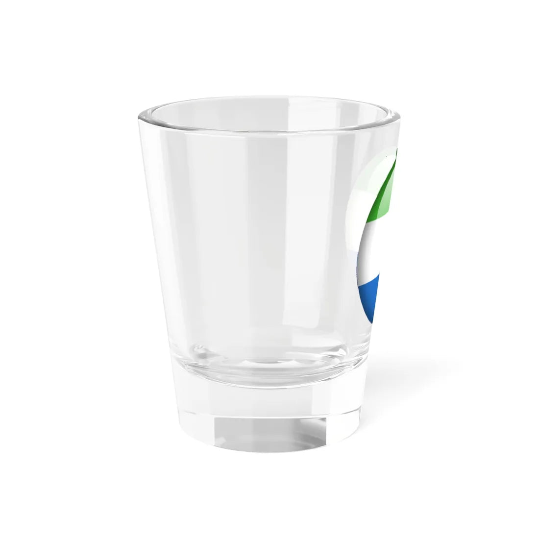 Flag orb Sierra Leone (Sierra Leone) Shot Glass 1.5oz - Go Mug Yourself