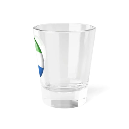 Flag orb Sierra Leone (Sierra Leone) Shot Glass 1.5oz - Go Mug Yourself