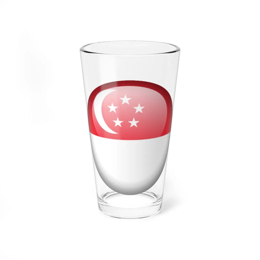 Flag orb Singapore (Singapore) Pint Glass 16oz 16oz - Go Mug Yourself