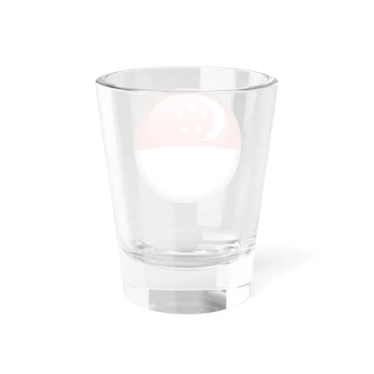 Flag orb Singapore (Singapore) Shot Glass 1.5oz - Go Mug Yourself
