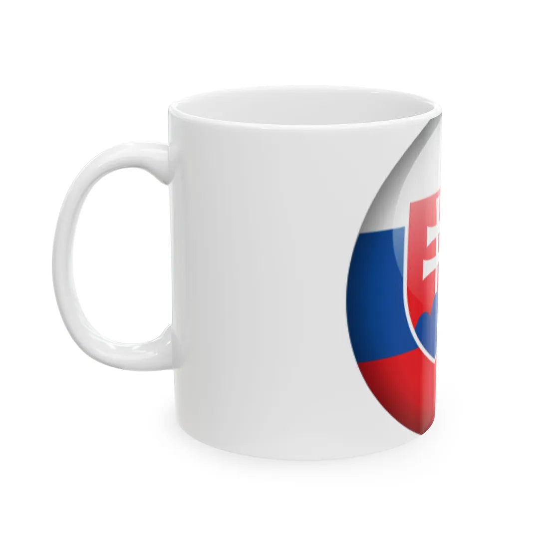Flag Orb Slovakia (Slovakia) White Coffee Mug - Go Mug Yourself