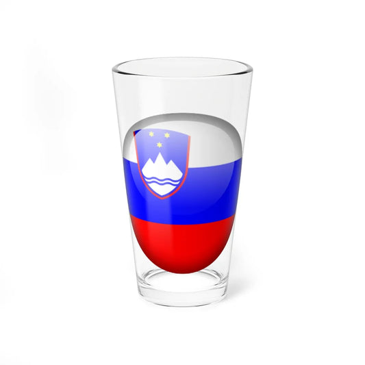 Flag orb Slovenia (Slovenia) Pint Glass 16oz 16oz - Go Mug Yourself