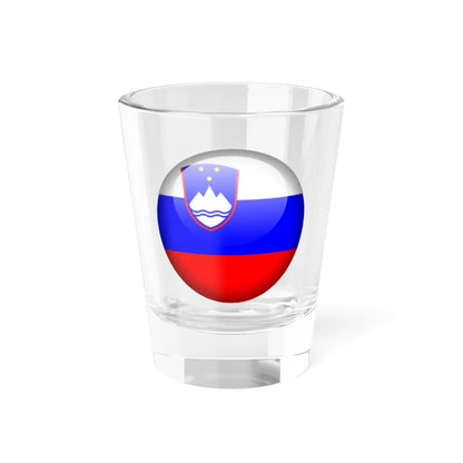 Flag orb Slovenia (Slovenia) Shot Glass 1.5oz 1.5oz - Go Mug Yourself