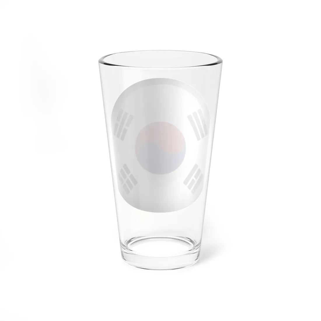 Flag orb South Korea (Korea) Pint Glass 16oz - Go Mug Yourself