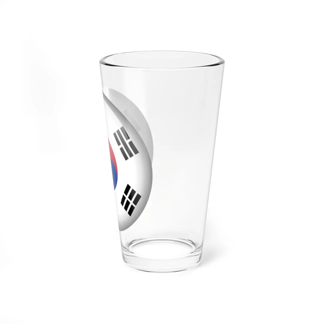 Flag orb South Korea (Korea) Pint Glass 16oz - Go Mug Yourself