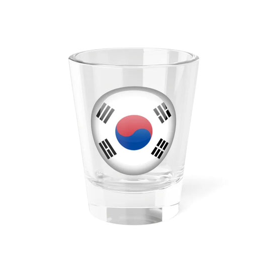 Flag orb South Korea (Korea) Shot Glass 1.5oz 1.5oz - Go Mug Yourself