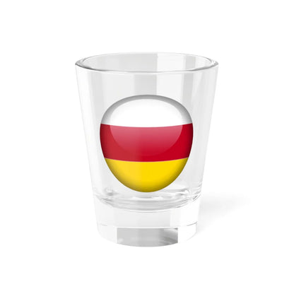 Flag orb South Ossetia Shot Glass 1.5oz 1.5oz - Go Mug Yourself