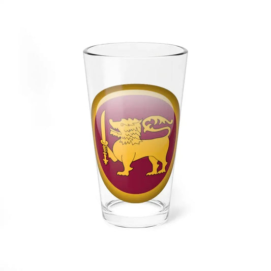 Flag orb Sri Lanka (Sri Lanka) Pint Glass 16oz 16oz - Go Mug Yourself