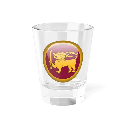 Flag orb Sri Lanka (Sri Lanka) Shot Glass 1.5oz 1.5oz - Go Mug Yourself