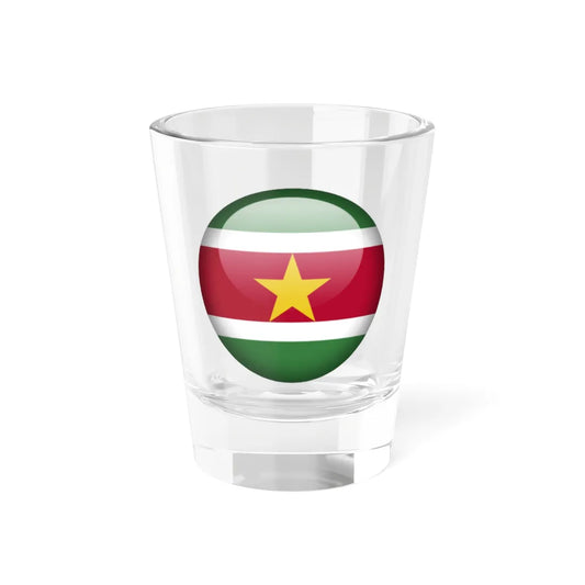 Flag orb Suriname (Suriname) Shot Glass 1.5oz 1.5oz - Go Mug Yourself
