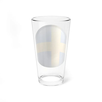 Flag orb Sweden (Sweden) Pint Glass 16oz - Go Mug Yourself