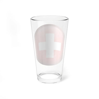 Flag orb Switzerland (Switzerland) Pint Glass 16oz - Go Mug Yourself