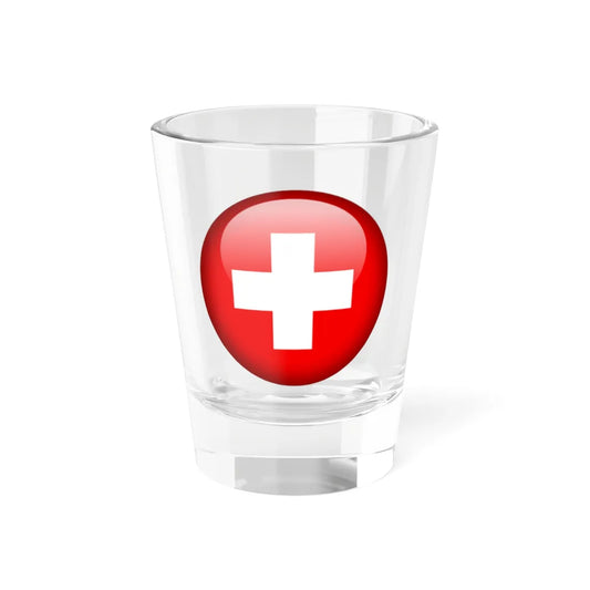Flag orb Switzerland (Switzerland) Shot Glass 1.5oz 1.5oz - Go Mug Yourself