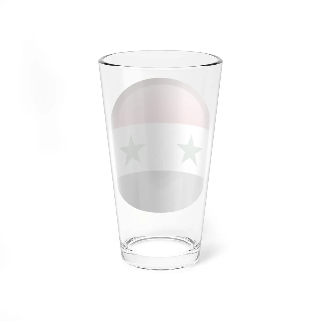 Flag orb Syria (Syria) Pint Glass 16oz - Go Mug Yourself