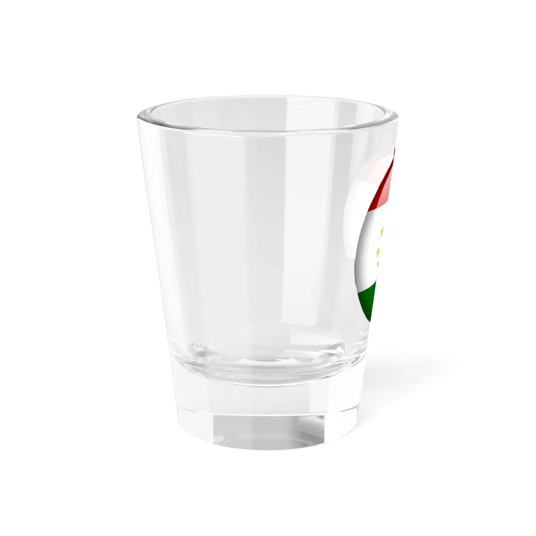 Flag orb Tajikistan (Tajikistan) Shot Glass 1.5oz - Go Mug Yourself