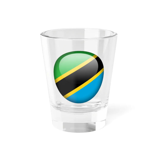 Flag orb Tanzania (Tanzania) Shot Glass 1.5oz 1.5oz - Go Mug Yourself