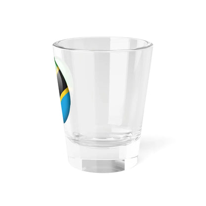 Flag orb Tanzania (Tanzania) Shot Glass 1.5oz - Go Mug Yourself