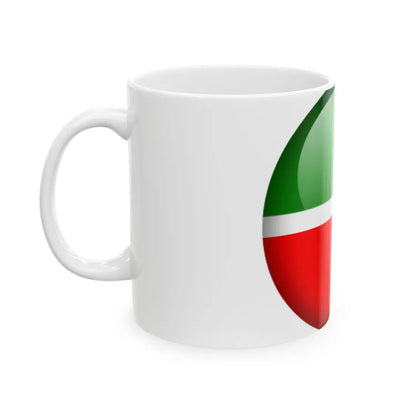 Flag orb Tatarstan (Russia) White Coffee Mug - Go Mug Yourself